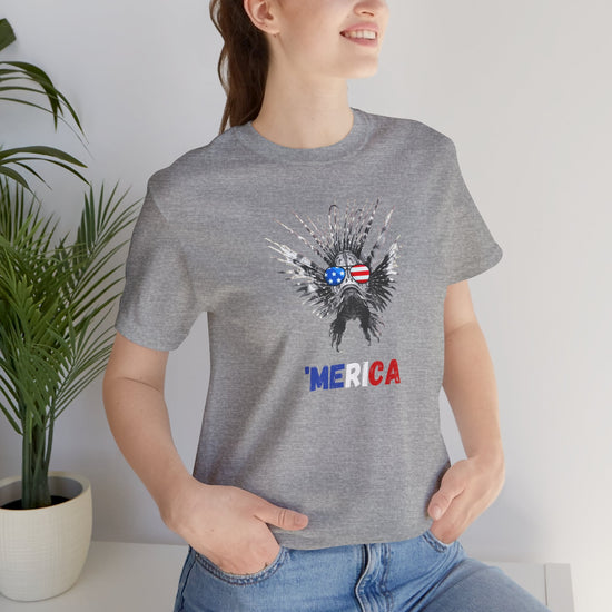 'MERICA Patriotic Lionfish Unisex Tee