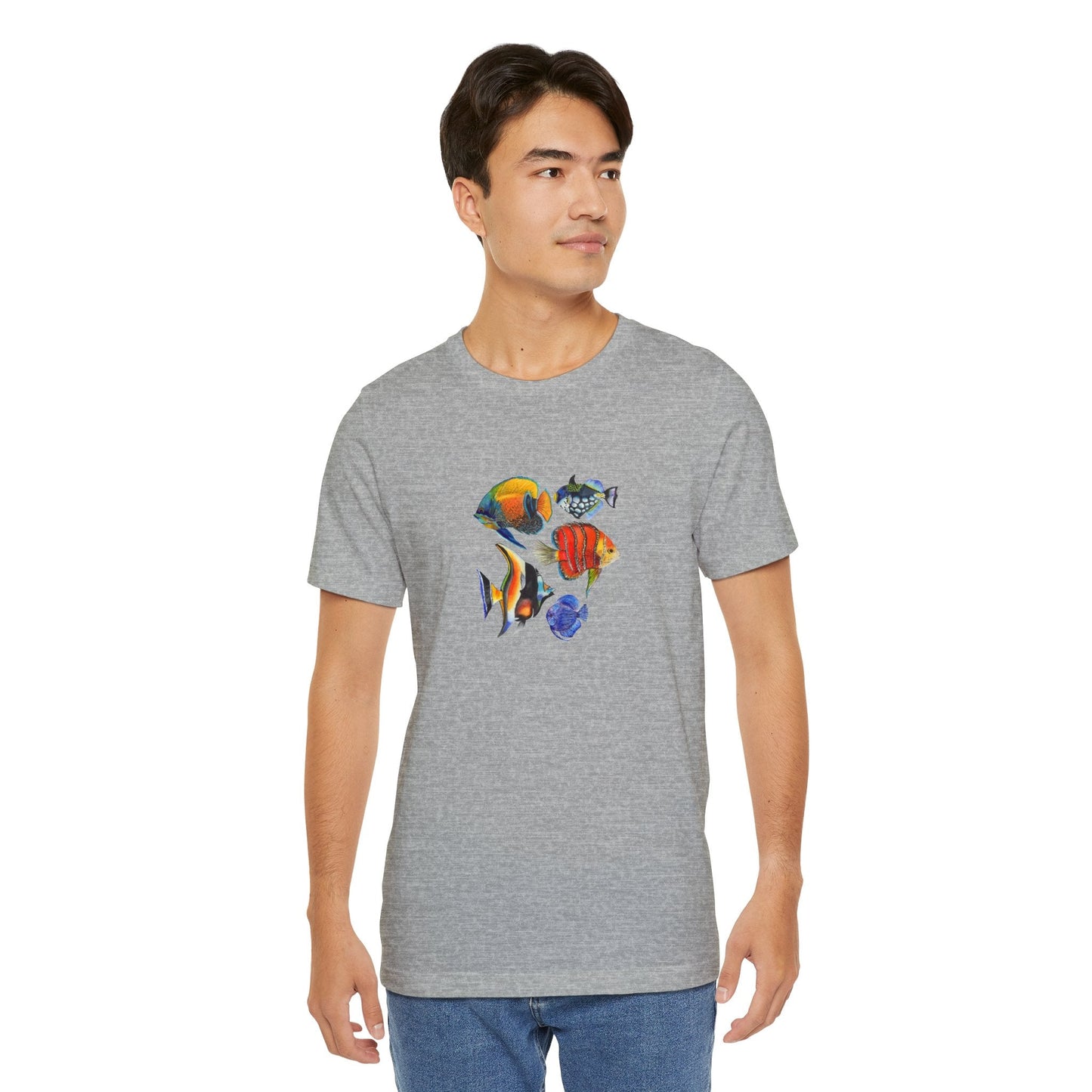 Marine Fish Watercolor Unisex Tee