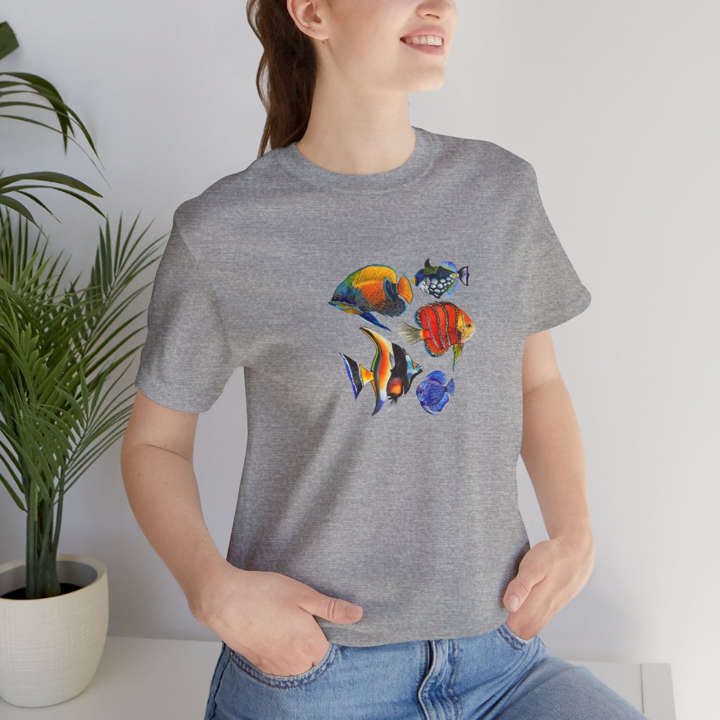Marine Fish Watercolor Unisex Tee