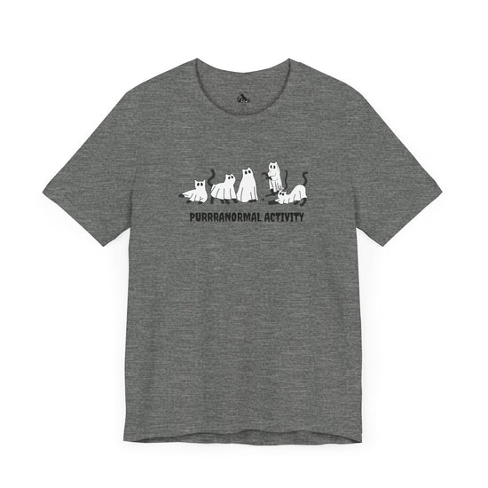 PURRRANORMAL ACTIVITY Unisex Halloween Tee