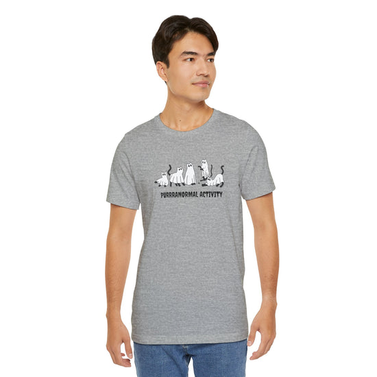 PURRRANORMAL ACTIVITY Unisex Halloween Tee