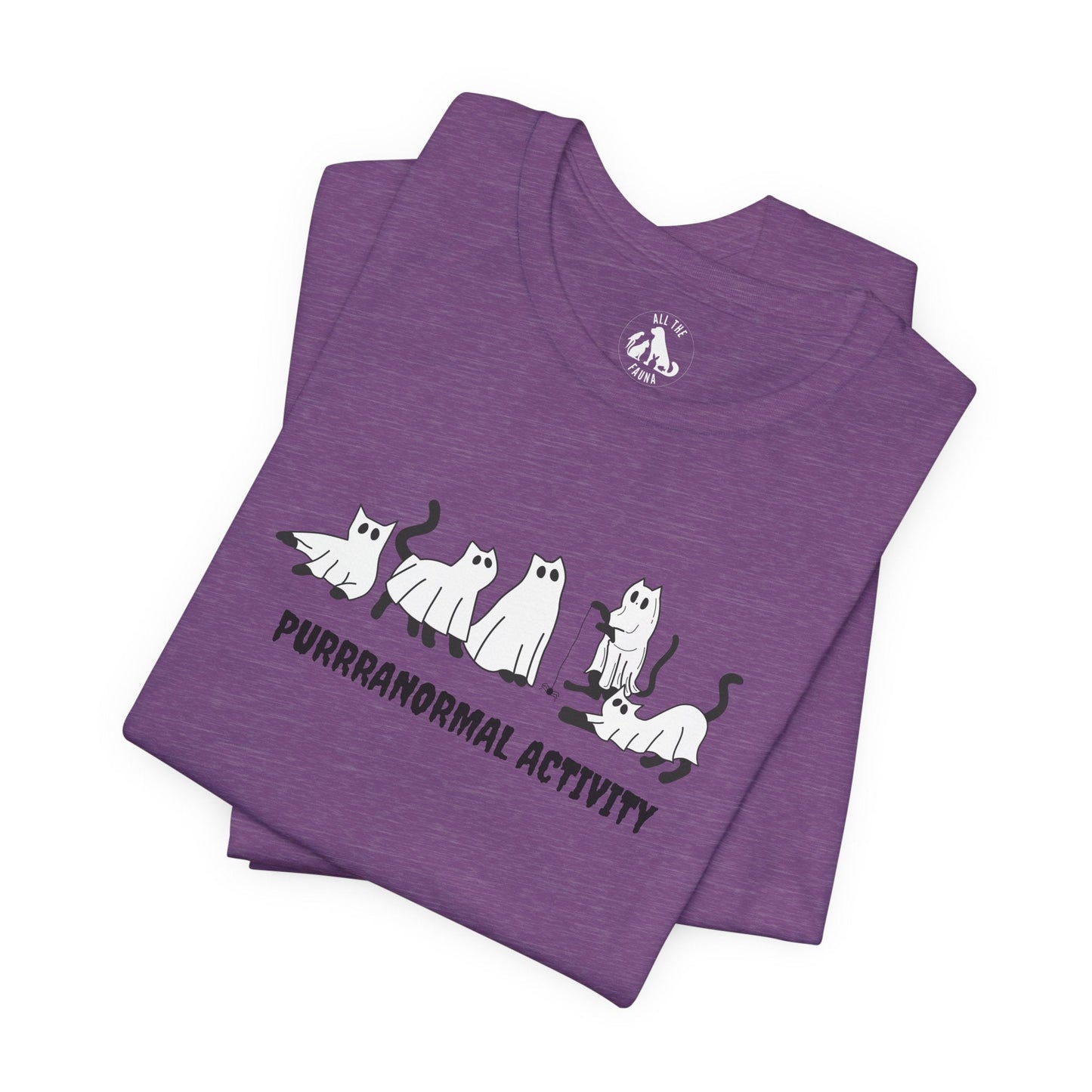 PURRRANORMAL ACTIVITY Unisex Halloween Tee