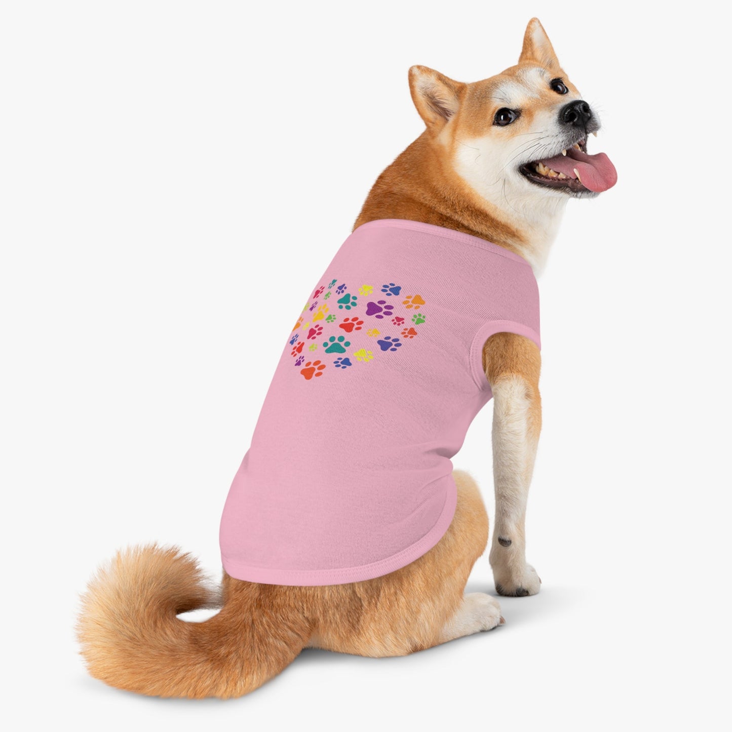 Paw Print Heart Pet Tank Top