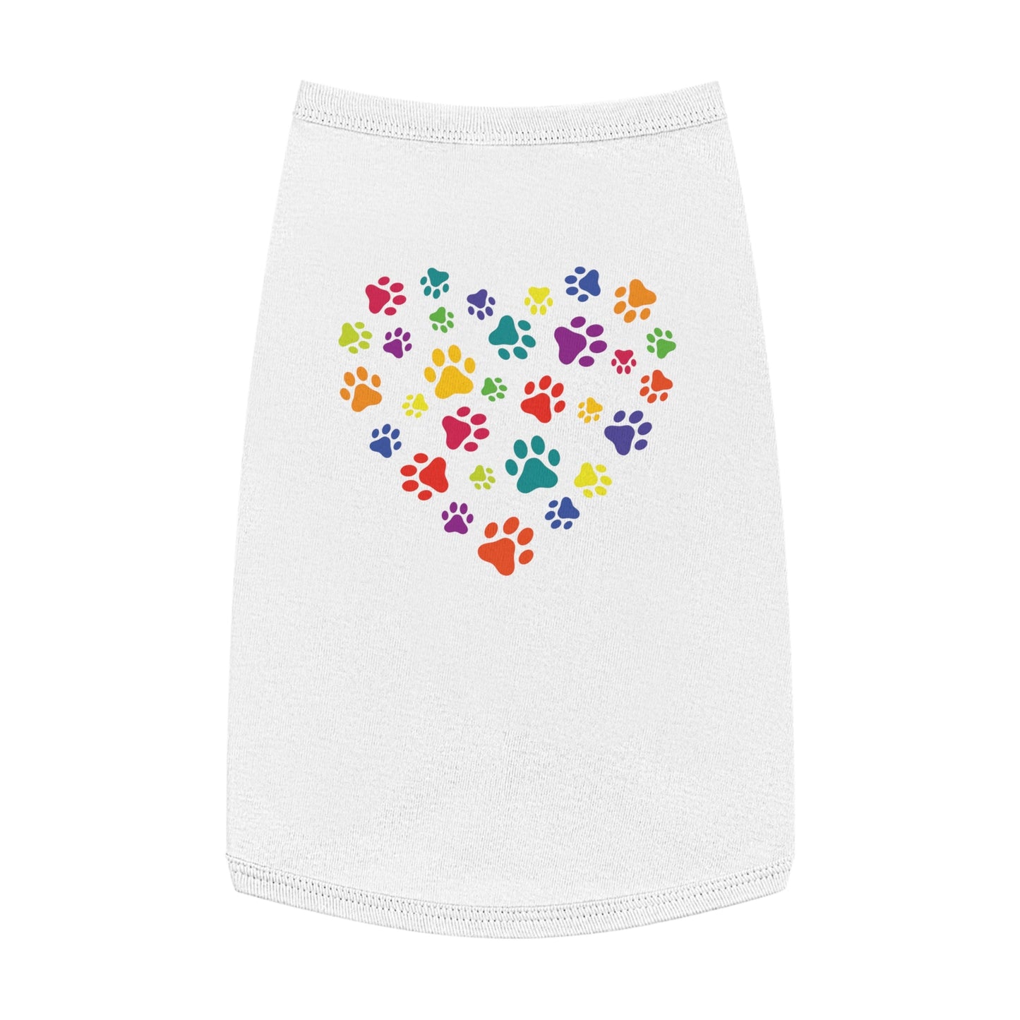 Paw Print Heart Pet Tank Top
