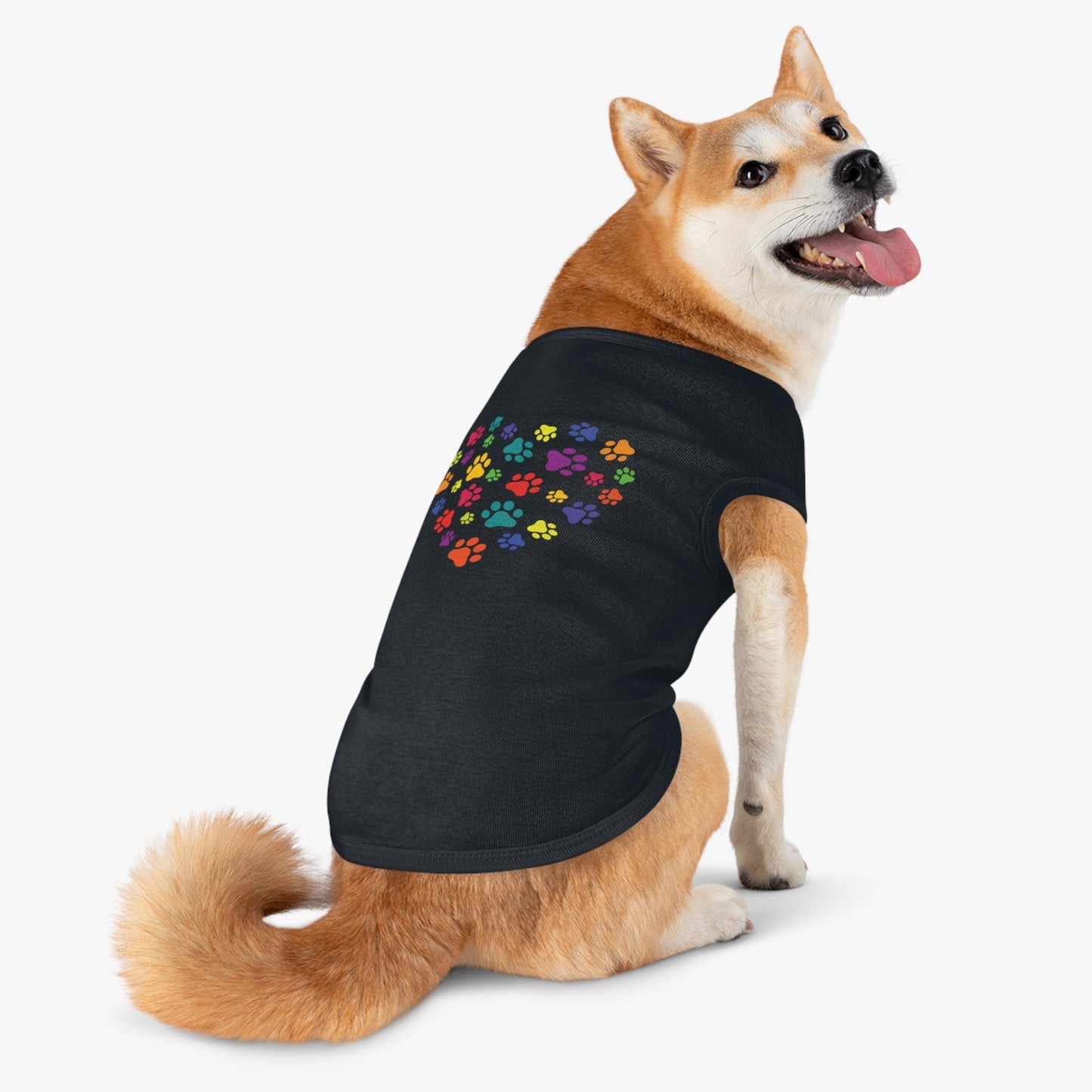 Paw Print Heart Pet Tank Top