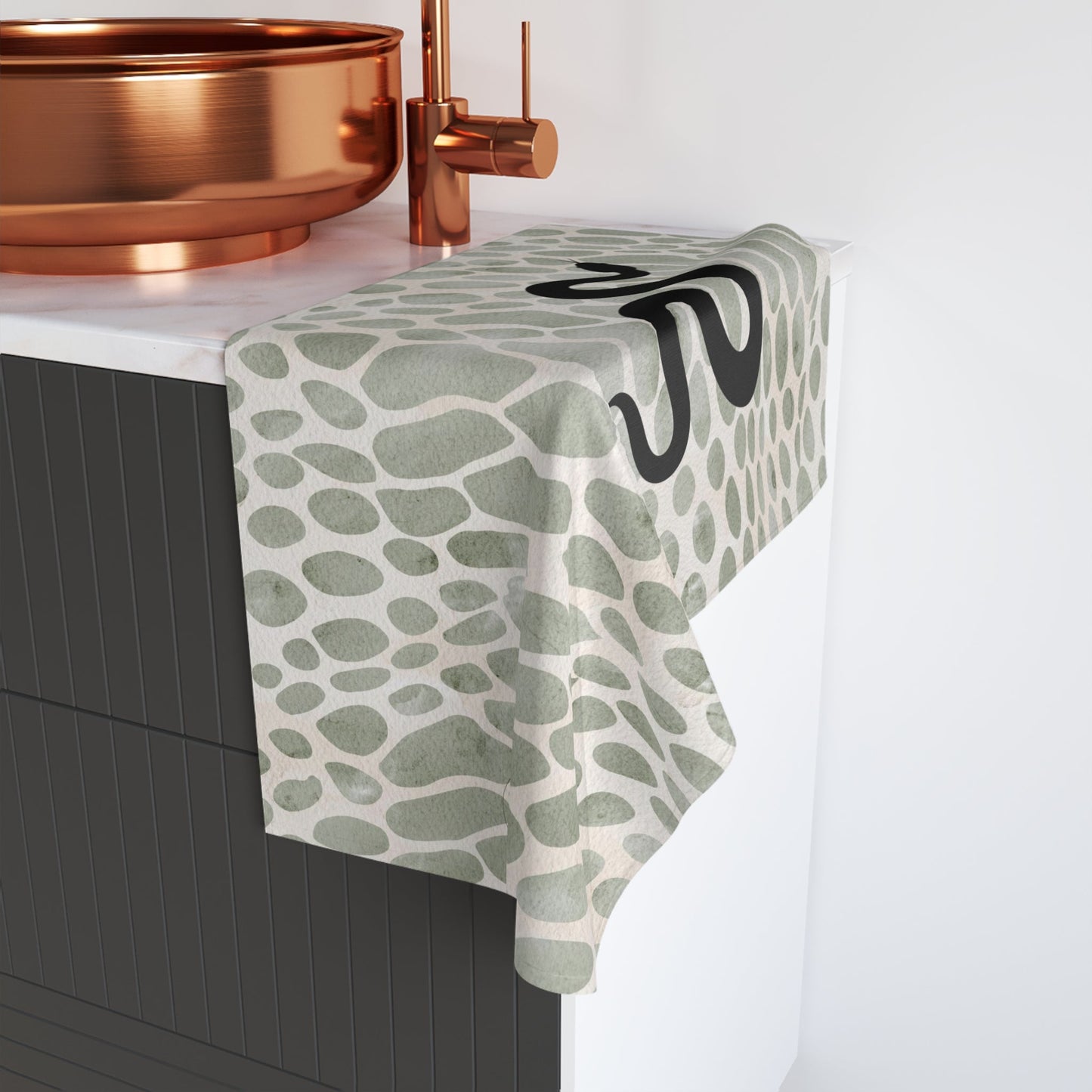 Snake Print Hand Towel