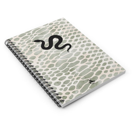 Snake Print Ruled Spiral Notebook