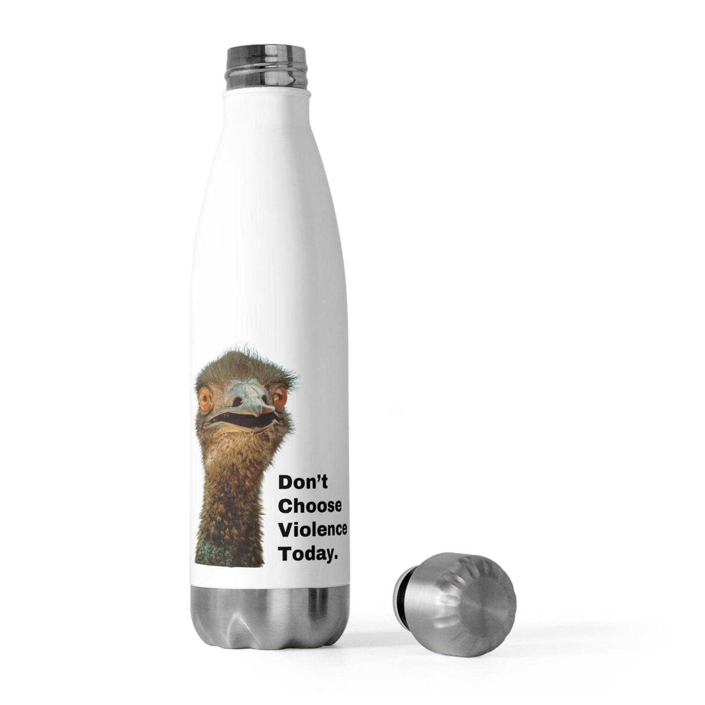 Printify Bottles 20oz DON'T CHOOSE VIOLENCE TODAY Insulated Bottle 20 oz