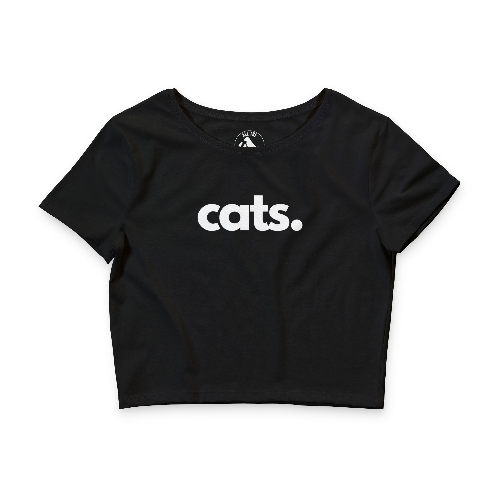 Cat Lover Crop Top | Animal Rescue Gift | Animals, Period – All