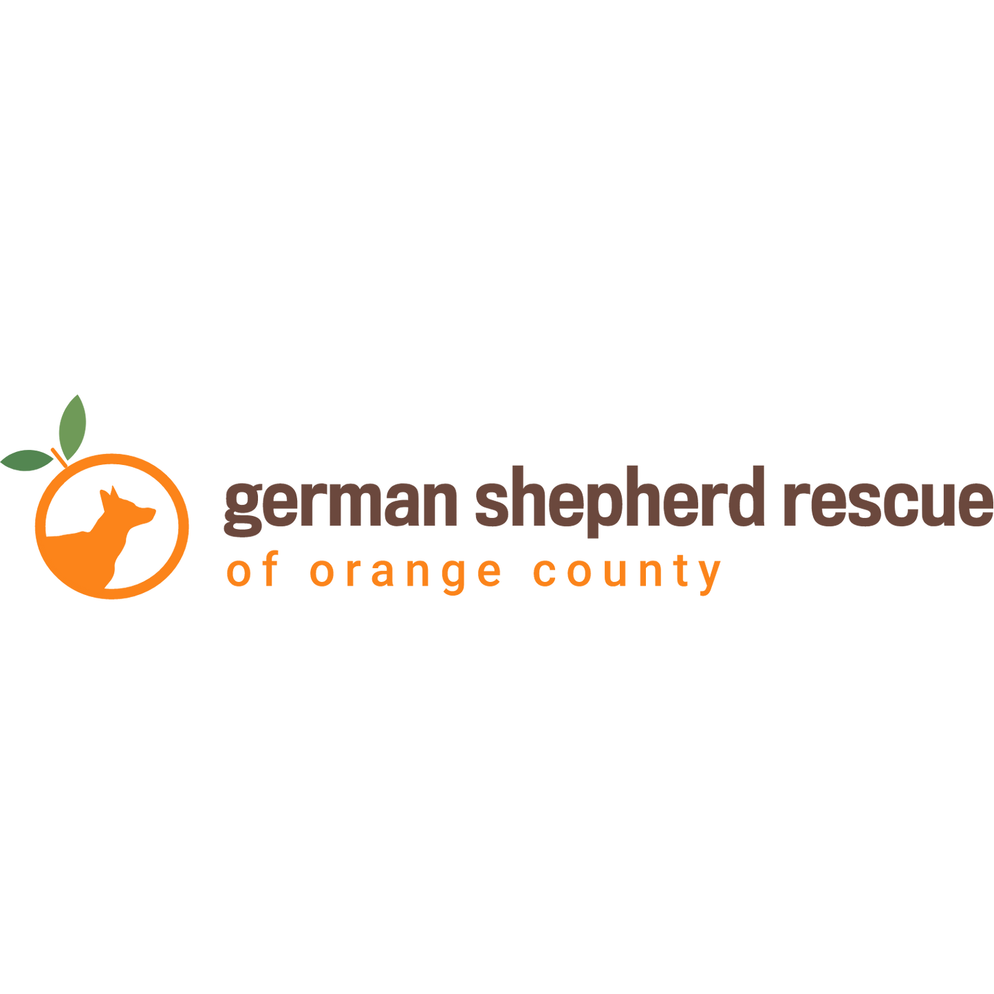 german shepherd rescue of orange county Logo