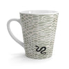 Snake Print Ceramic Latte Mug 12 oz Mugs gifts for animal lovers supporting animal rescues