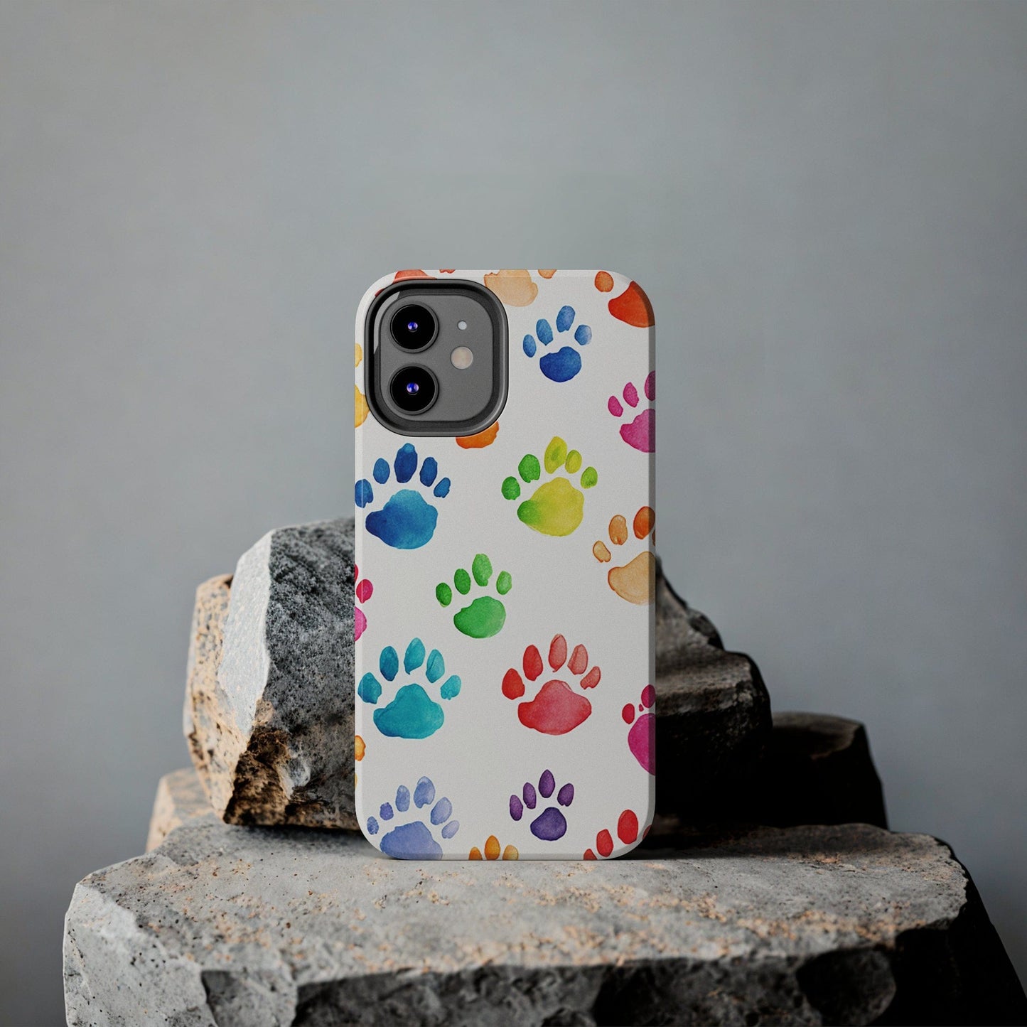 Watercolor Paw Prints Case Watercolor Paw Prints Case