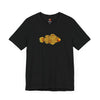 Golden Koi Tattoo Style Unisex Tee T-Shirts Black gifts for animal lovers supporting animal rescues