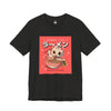 Anime Cat Ramen Life Unisex Tee T-Shirts Black Heather gifts for animal lovers supporting animal rescues