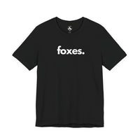 Printify T-Shirts Black / S FOXES, PERIOD. Unisex Tee
