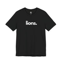 Printify T-Shirts Black / S LIONS. PERIOD. Unisex Tee