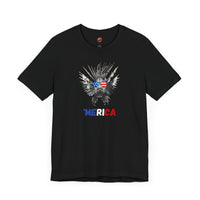 Printify T-Shirts Black / S 'MERICA Patriotic Lionfish Unisex Tee