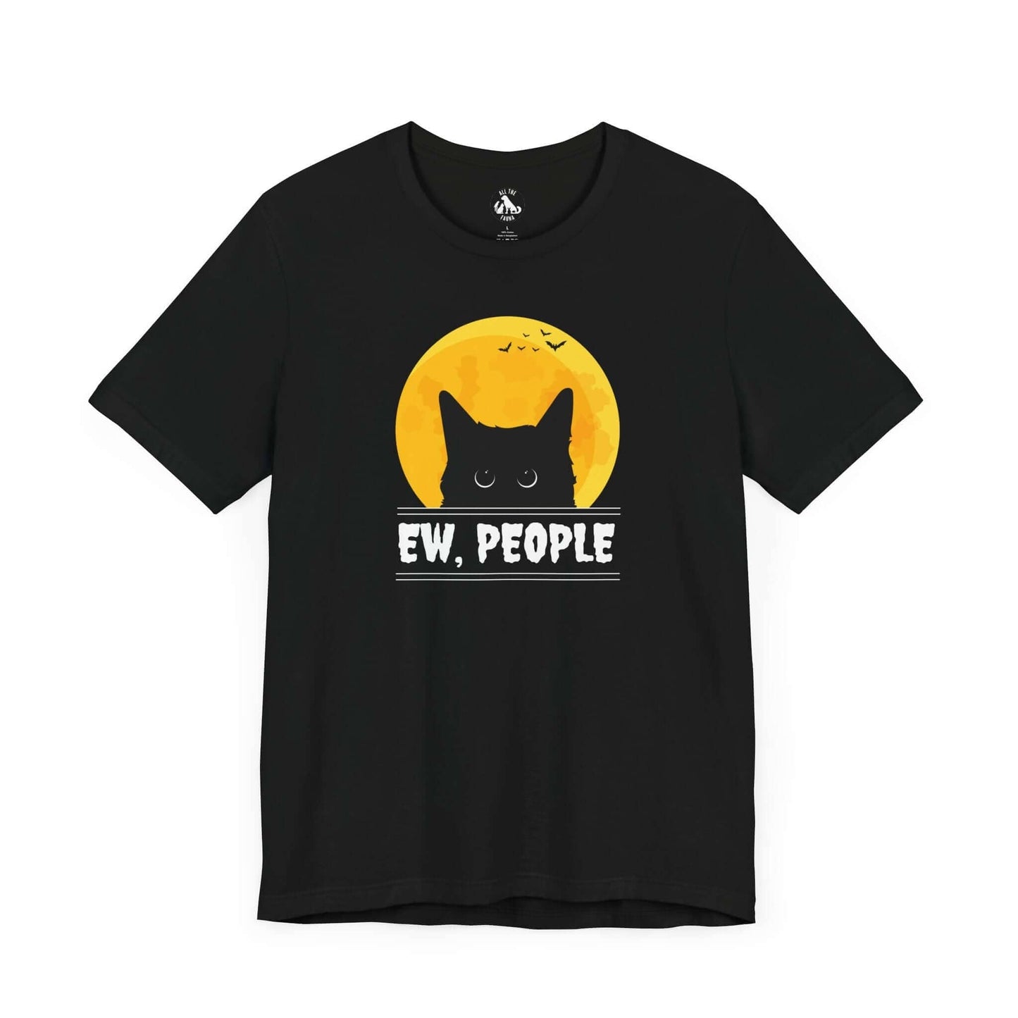 Printify T-Shirts Black / XS EW PEOPLE Unisex Cotton Tee