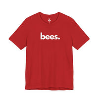Printify T-Shirts Red / S BEES, PERIOD. Unisex Tee