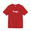 FROGS, PERIOD. Unisex Tee T-Shirts Red gifts for animal lovers supporting animal rescues
