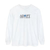 Adopt, Don't Shop Blue Paw Unisex Long Sleeve Tee T-Shirts White gifts for animal lovers supporting animal rescues